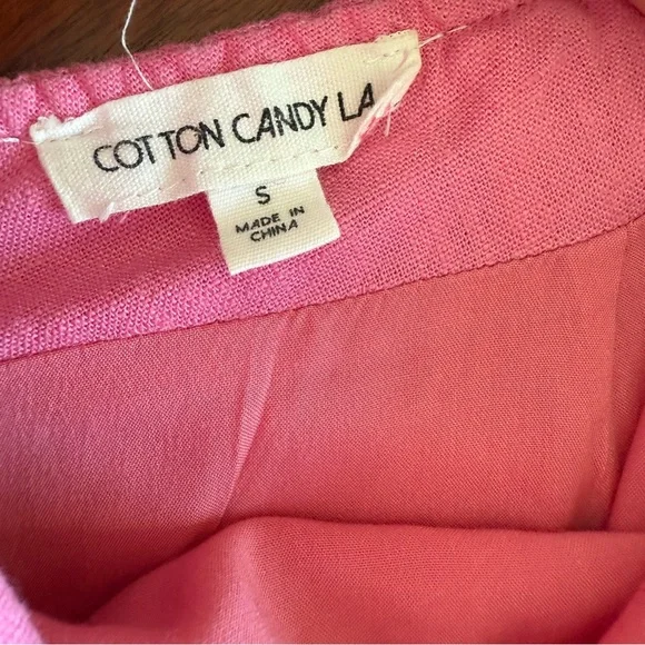 🦊 Cotton Candy Vibrant Pink Dress - Picture 4 of 10